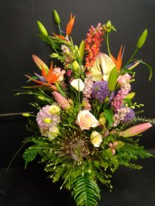 Bouquet du fleuriste moyenne tige coloré